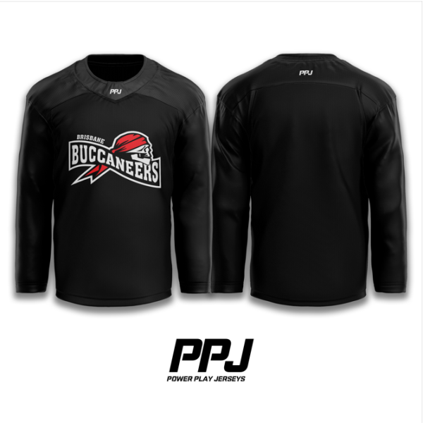 Brisbane Buccs Un-numbered Senior Training Jersey - Black or Red